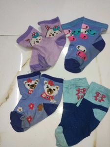 Cute Baby Socks 4 Combo