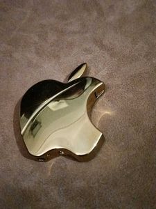 Vintage Golden Apple Logo Metal Lighter