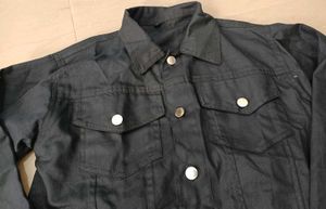 Black Denim Jacket - Stylish &amp; Versatile
