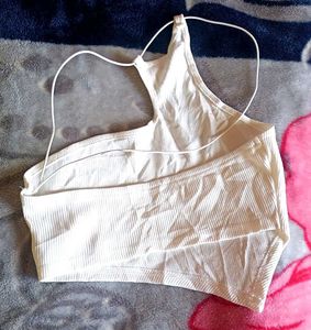 WHITE CROP TOP FOR WOMEN