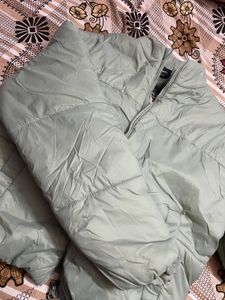 Light Green Puffer Jacket