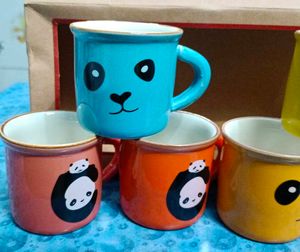Small Size Panda Mug Set (6)