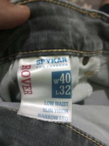 Spykar Grey Denim Jeans