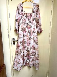 Floral Print Midi Dress
