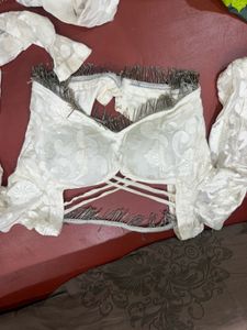 Elegant White Lehenga Choli