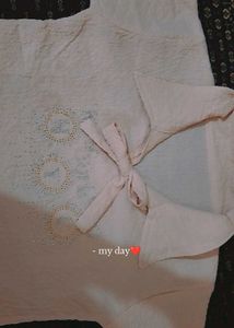 Pink Bow Top For Teen Girls 💜 summer 🌞