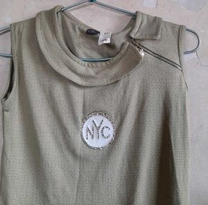 Cute Olive Green Top
