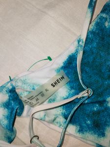 Shein Tie-dye BIKINI TOP 🔥👙