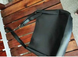 Black Leather Shoulder Bag