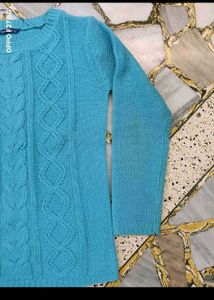 Teal Knit Sweater