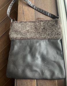 Crossbody pure leather sling bag