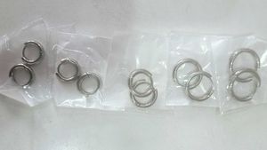 Silver Hoop Earrings