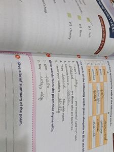 English Book Reading Journal Class VIII