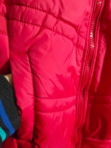 Stylish Unisex Red Padded Jacket