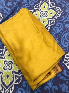 Mustard Saree