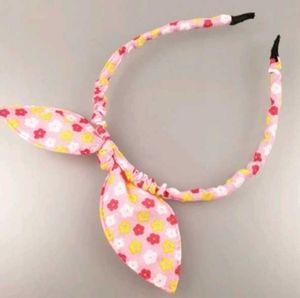 Cute Floral Bunny Ear Headband🌸🐰