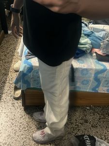 white cargos