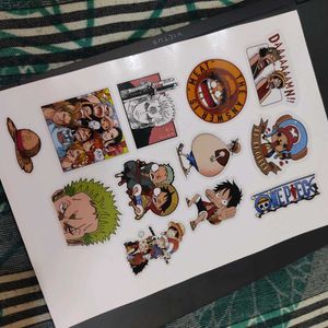 Premium One Piece Vinyl Stickers For Laptop, Phone
