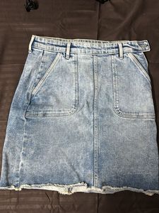 Denim Mini Skirt