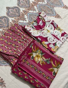Stunning Floral Pink kurta sets
