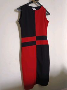 Chic Colorblock Bodycon Mini Dress