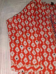 Boho Print Tunic Top