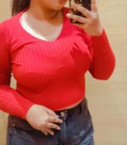 Red Crop Tops For Women