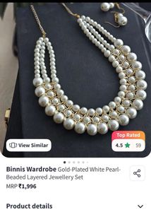 Pearl Layered Jewellery Set