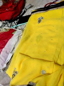 Yellow Sareee