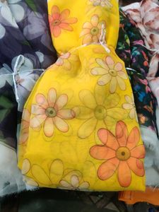 Digital Print Organza Fabric