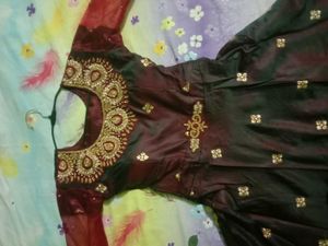 Elegant Brown Ethnic Gown