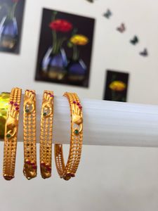 Beautiful Peocock Design Bangles