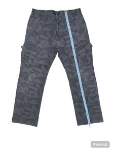 Premium FOB Geometric Cargo Pants