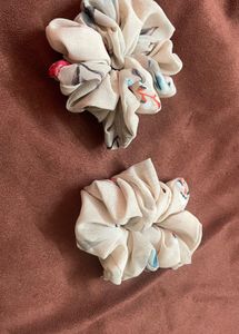 2 Size Scrunchie Set