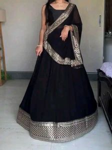 Elegant Black Lehenga Choli