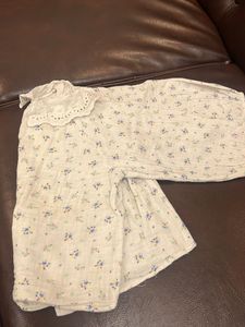 Floral Lace Collar Top