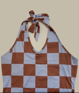 Checkered Bodycon Urbanic Dress