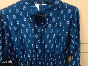 Blue Short Kurti