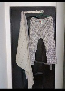 W Cotton Kurta Set