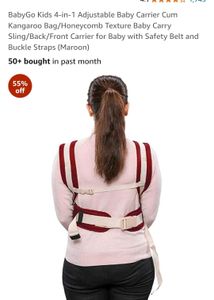 BabyGo Kids 4-in-1 Adjustable Baby Carrier