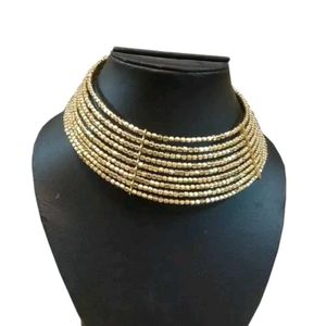 Gold Beaded necklaces