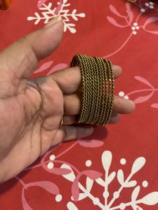 ❤️❤️KARWACHAUTH Gold Bangles - Set of 12❤️