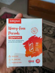 Sirona Tampons - Worry-Free Periods