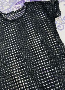 Black Crochet Top