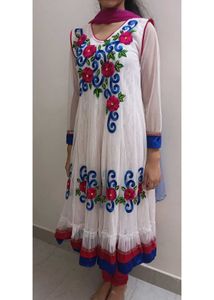 Embroidered Anarkali Kurta Set