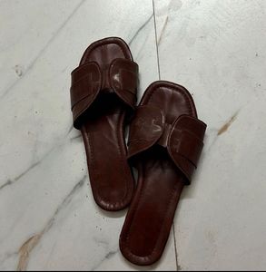 Coffee Brown Flats 🌼