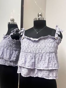 Lavendar Strappy Top