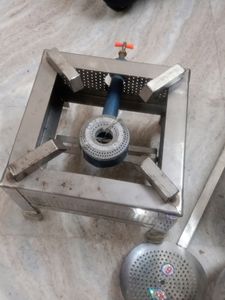 Gas Culha, Kurchi Frying,Steel Container With Cove