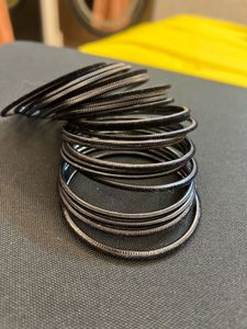 Black Hair Bangles Set - 2’8 Size