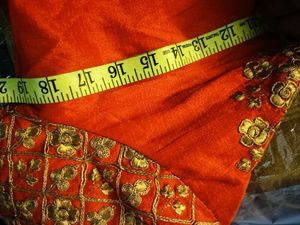 Gold Tissue Saree With Heavy Embroidered Blouse